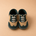 Baby First shoes Oxford Suede Green