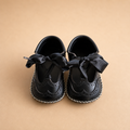Baby First shoes Ghillie Calf Black