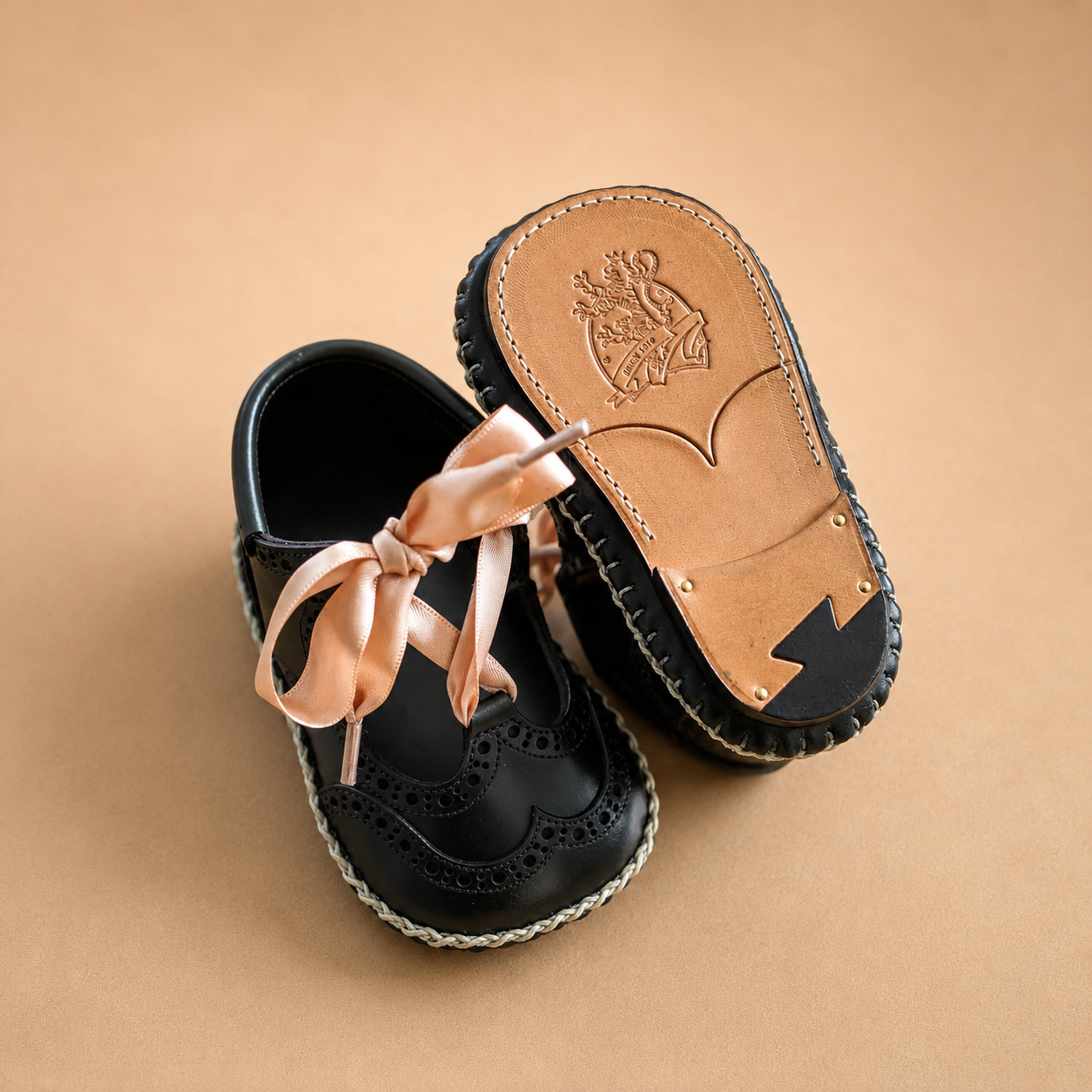 Baby First shoes Ghillie Calf Green