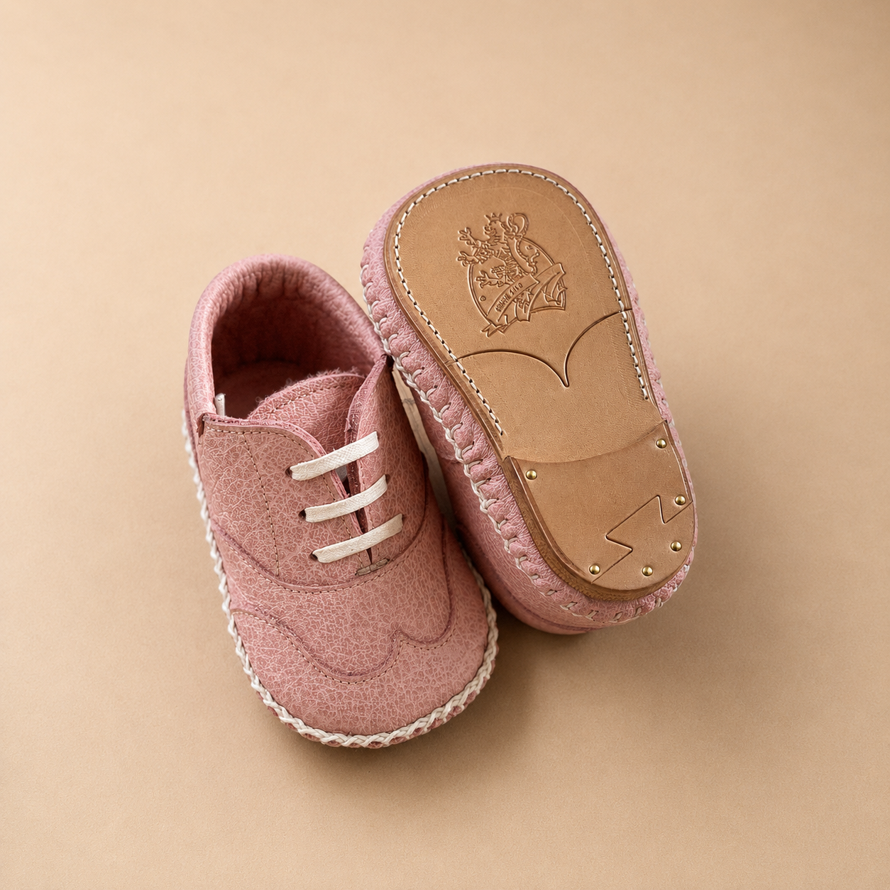Baby First shoes Oxford Buffalo Pink