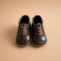 Baby First shoes Oxford Museum Calf Gray