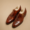 Bespoke Single Monk Strap Museum Calf Brown