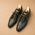 Heritage Derby Long Wingtip Calf Green