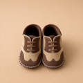 Baby First Shoes Oxford Suede Brown