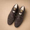 Heritage Oxford Suede Dark Brown