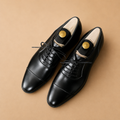 Heritage Oxford Straight tip Calf Black