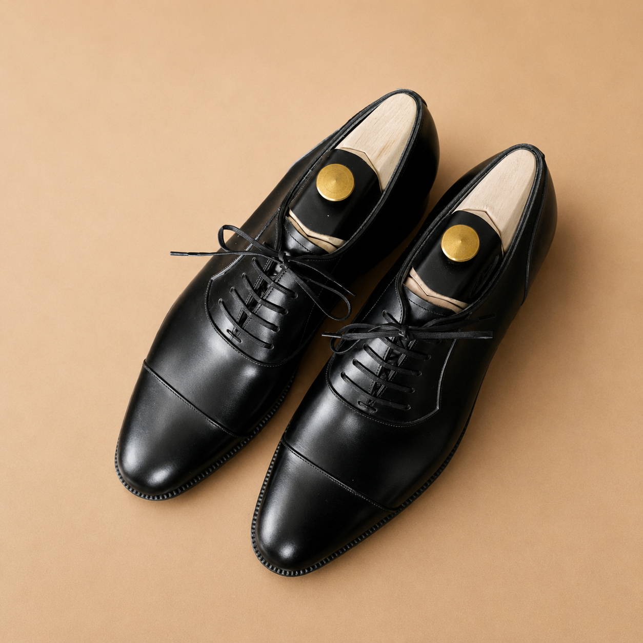 Heritage Oxford Straight tip Calf Black
