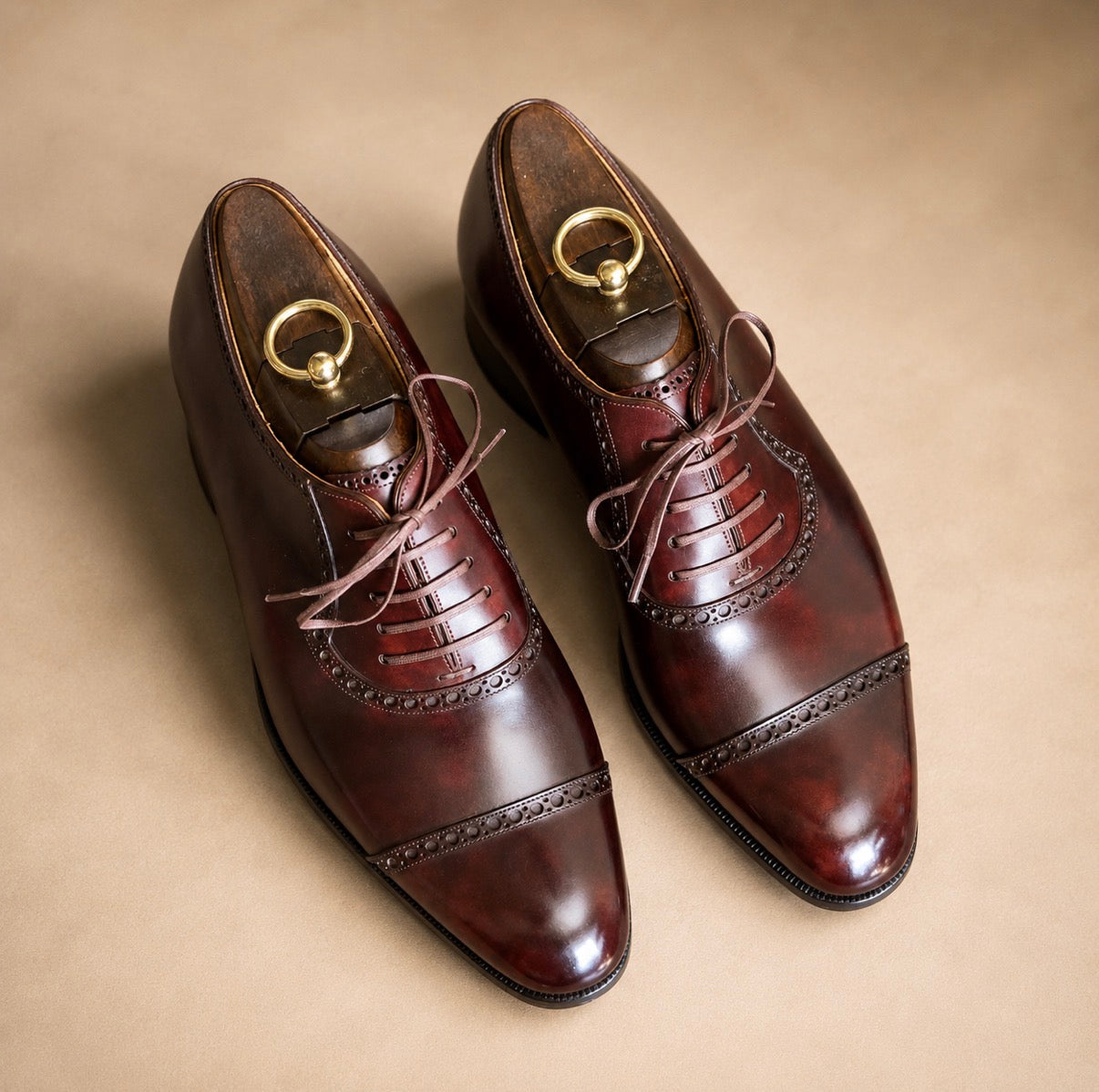 Bespoke Oxford Museum Calf Brown